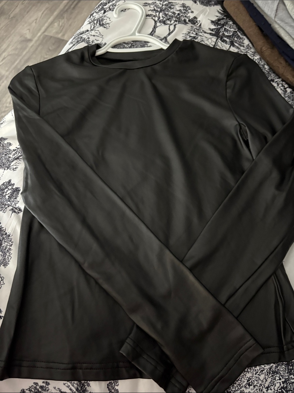 Black Long Sleeve Women's Top